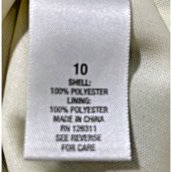 Dressbarn Cocktail Dress Sz 10 Colorful Flowing Watercolors Twist Front Summery - Picture 8 of 9